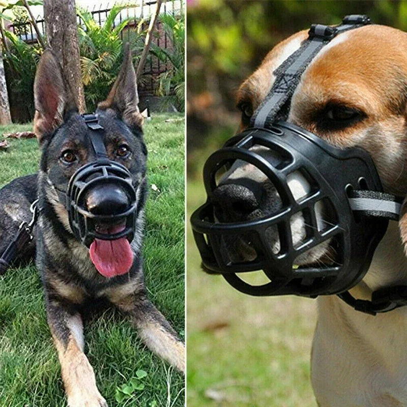 SafeBite Silicone Muzzle | Adjustable Muzzle for Dogs of All Sizes, Prevents Undesirable Behaviors