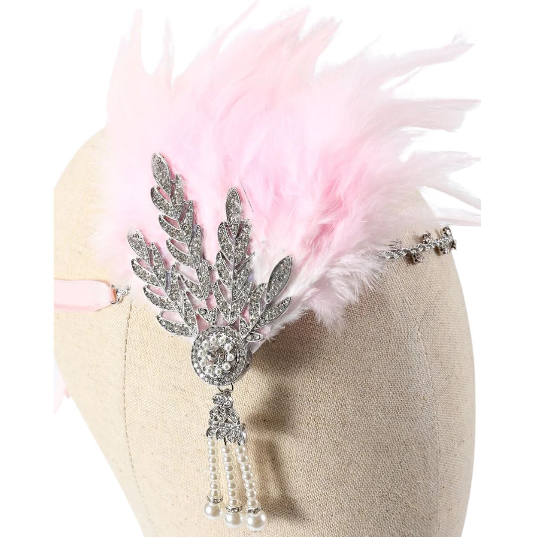 DavyDenver Dianna Feather Headband | Vintage & Stylish