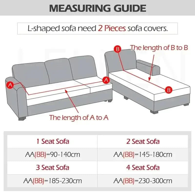 SAMTLUX – Sofa Cover – Elastic & Luxurious for Every Living Room