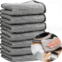 ScrubMaster - Multifunctional Dish Cloth Made of Steel Wire, Reusable & Effective