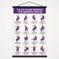 Seated and Standing Tai Chi Wall Chart