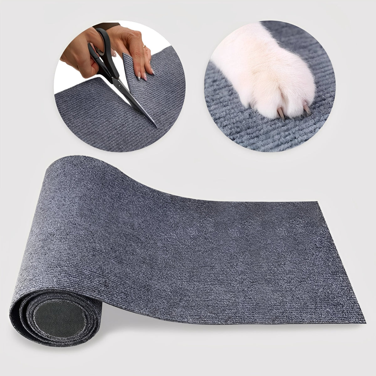 Self-Adhesive Cat Scratch Mat Furniture Protector