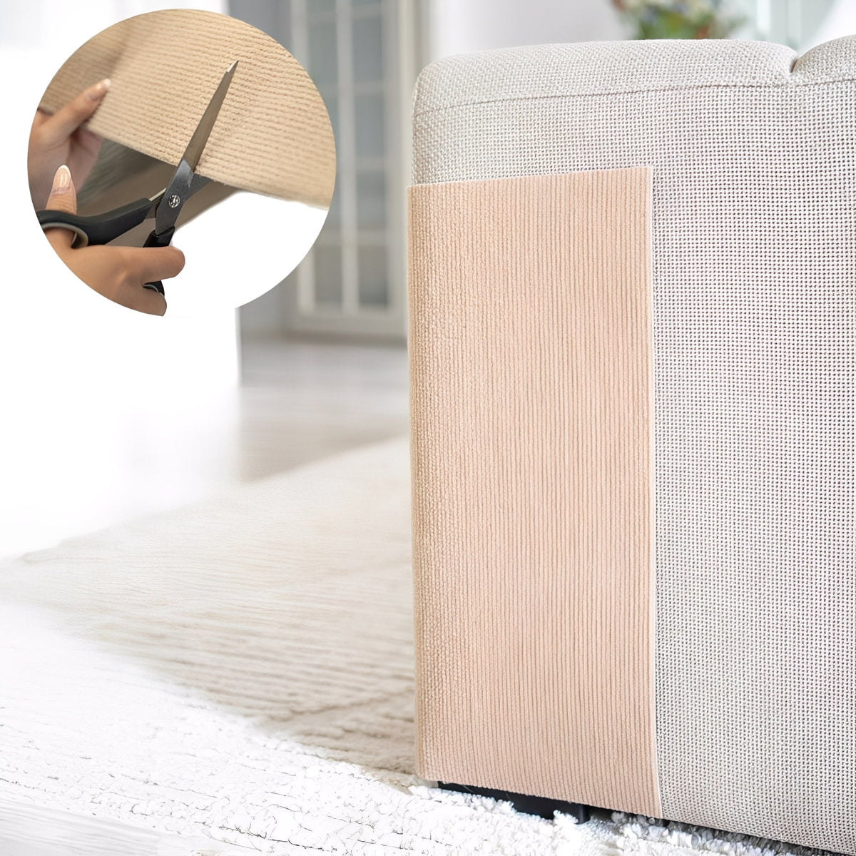 Self-Adhesive Cat Scratch Mat Furniture Protector