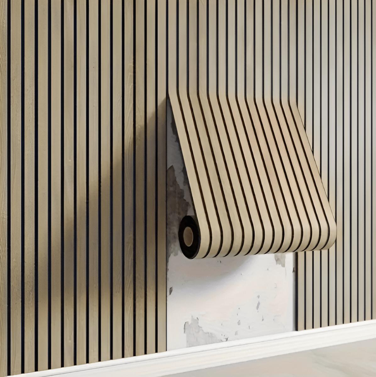 Self-Adhesive Wood-Look Panels for Wall Design