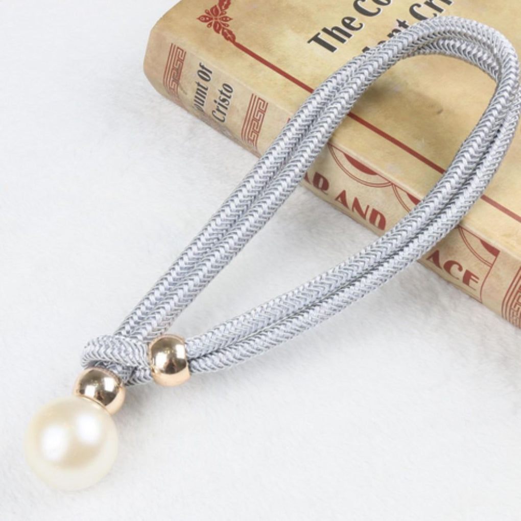 Lot de 2 attaches pour rideaux avec perles