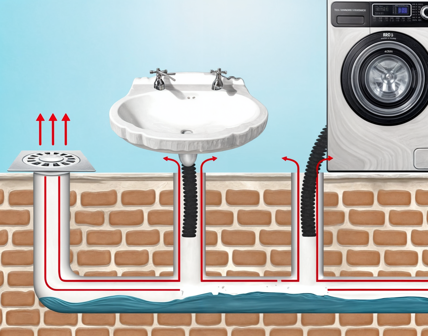 Sewer Anti-Odor Seal Drain