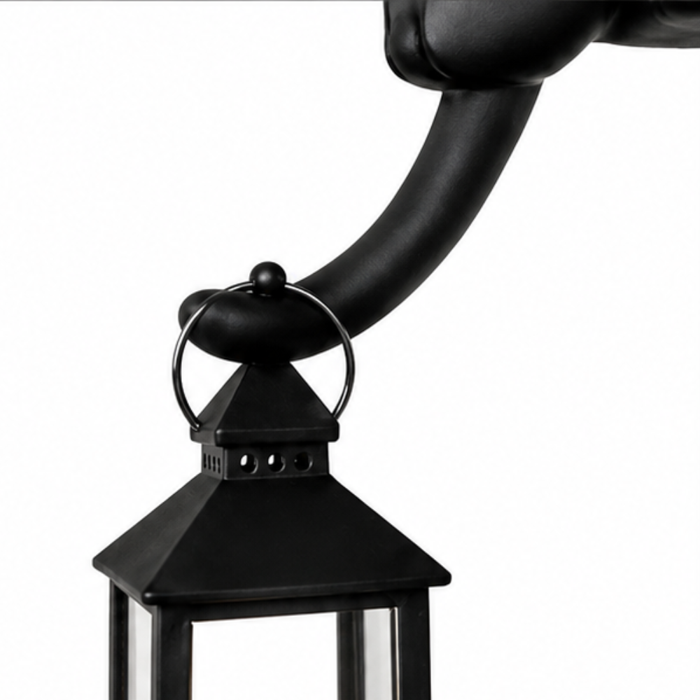 Shelf-Edge Cat Figurine LED Lantern