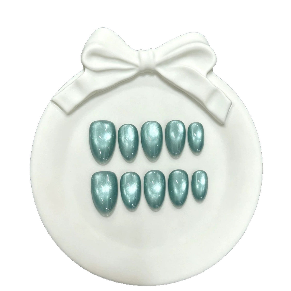 Shimmering Elegant Press-On Nail Set