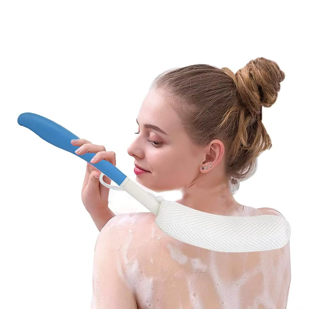 Shower Brush with Long Handle for Back and Legs