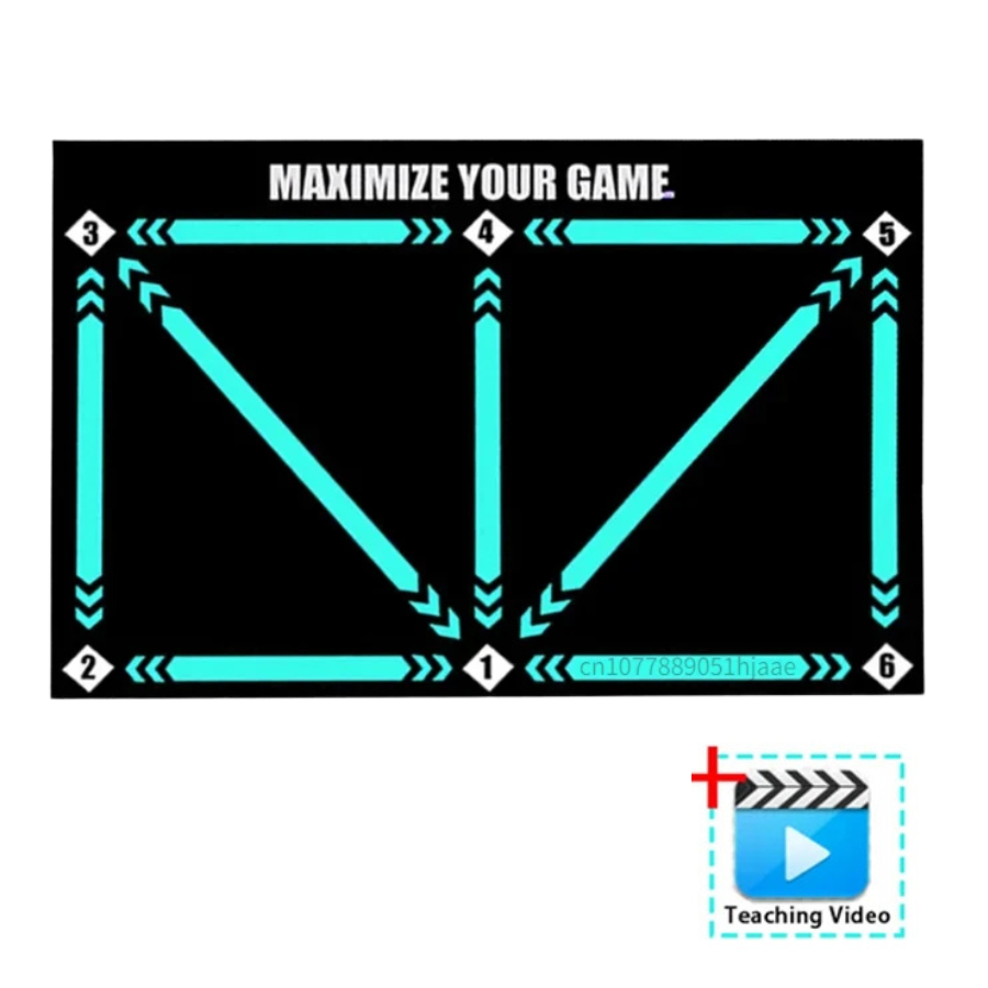 Sideline Edge Football Training Mat Bundle With Video Drills For Home Practice