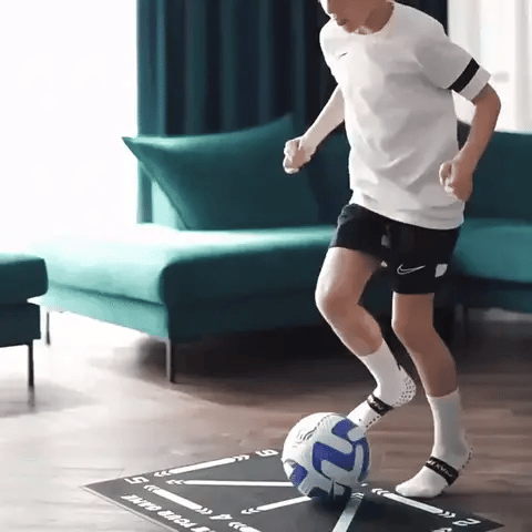 Sideline Edge Football Training Mat Bundle With Video Drills For Home Practice