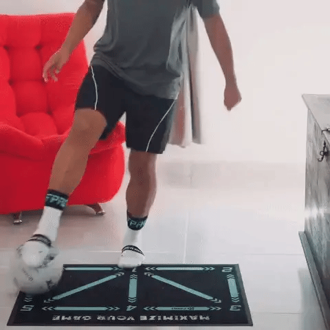 Sideline Edge Football Training Mat Bundle With Video Drills For Home Practice