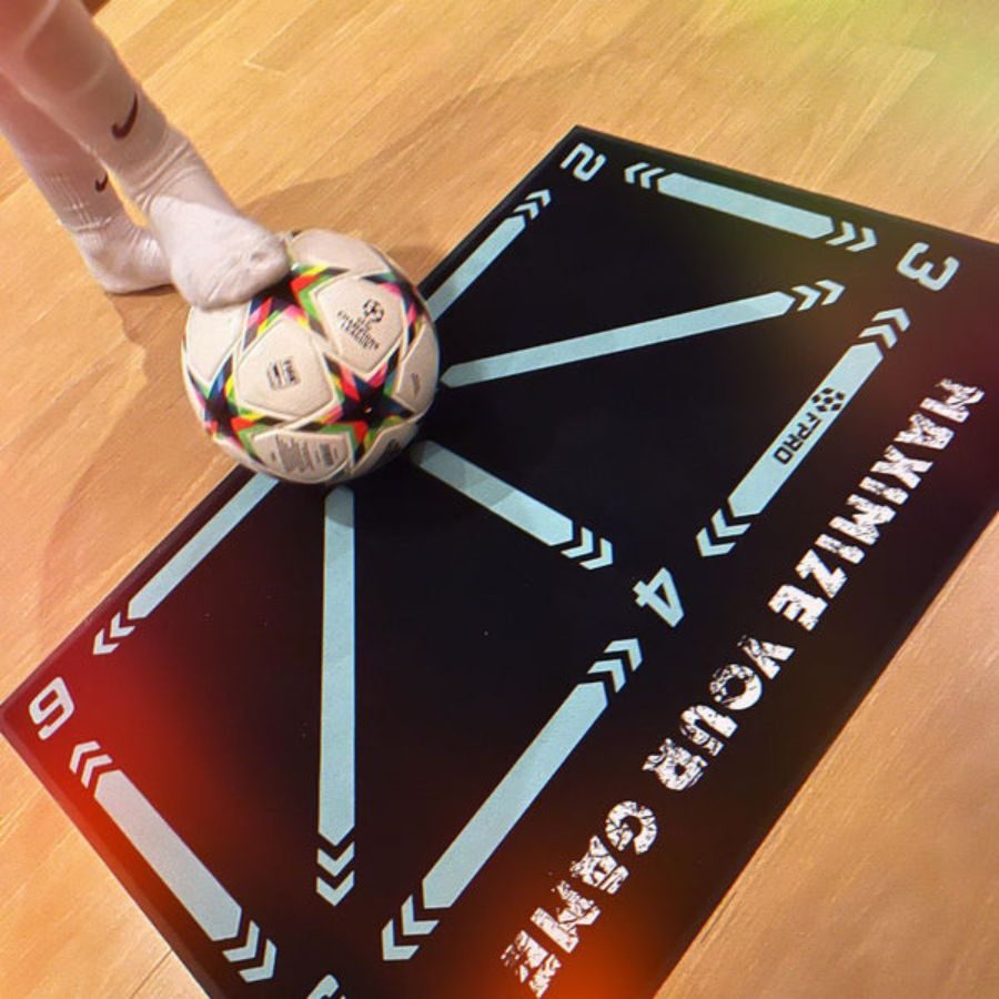Sideline Edge Football Training Mat Bundle With Video Drills For Home Practice