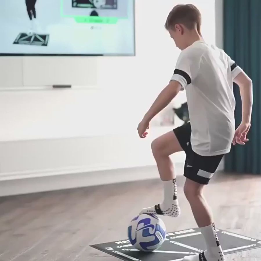 Sideline Edge Football Training Mat Bundle With Video Drills For Home Practice