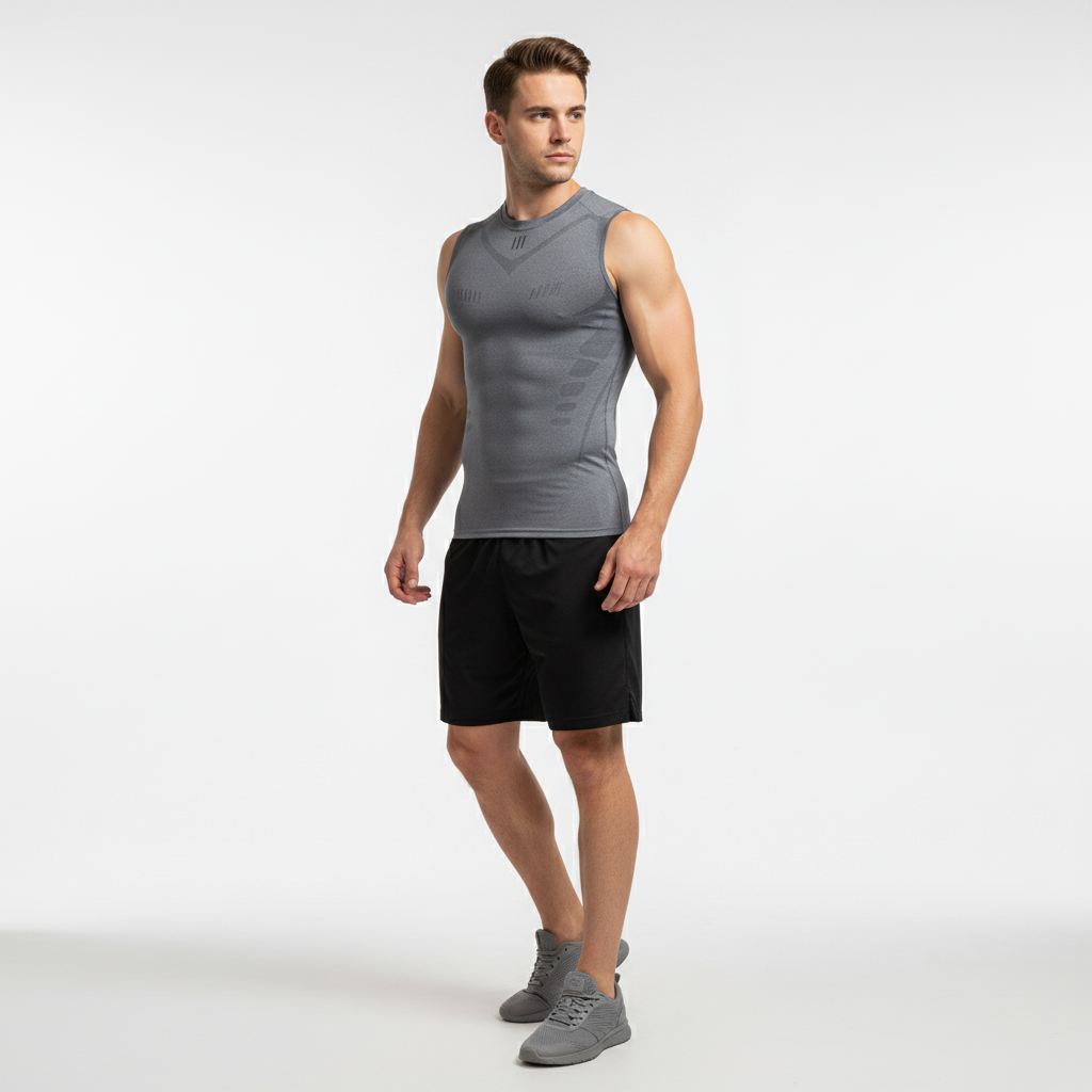Sleeveless Sports Compression Shirt