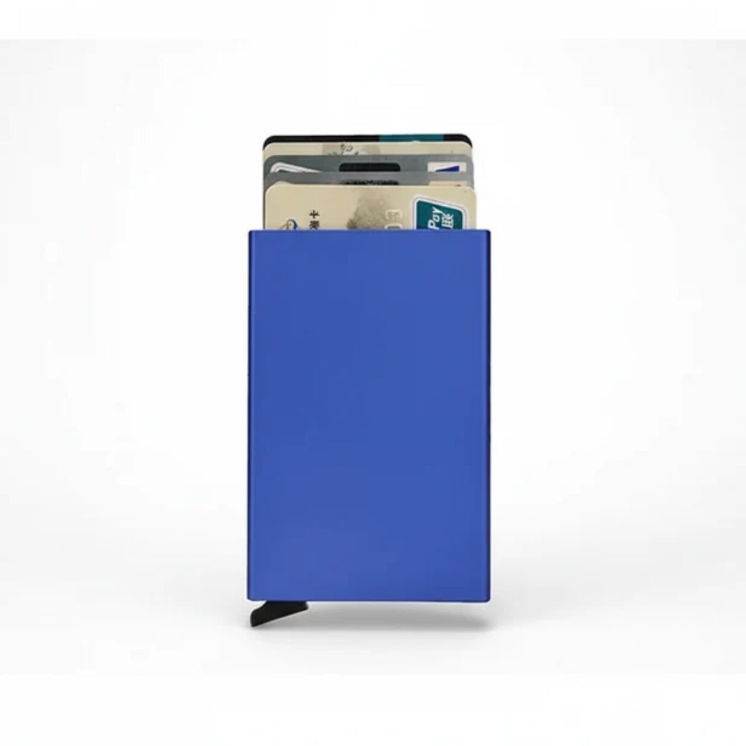Slim Metal Card Holder with RFID Blocking
