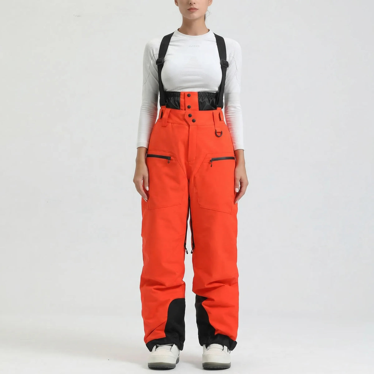 Snow Pants with Adjustable Suspenders