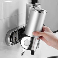 SOAPFORT – Dispensador de jabón montado en la pared con acero inoxidable