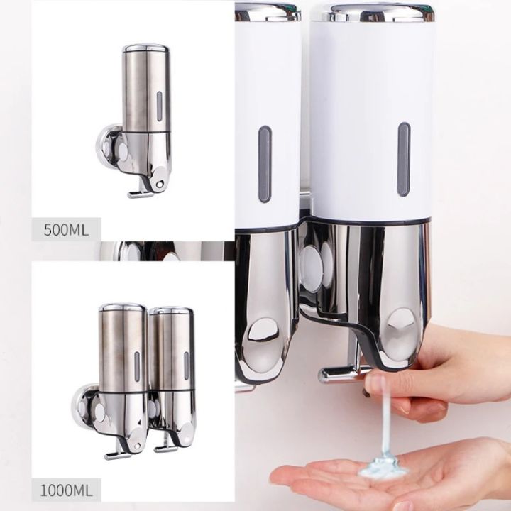 SOAPFORT – High-quality wall-mounted soap dispenser with elegant stainless steel design