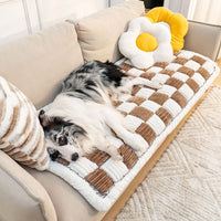 Soft Chenille Pet Blanket – Washable Non-Slip Sofa Protector for Dogs & Cats