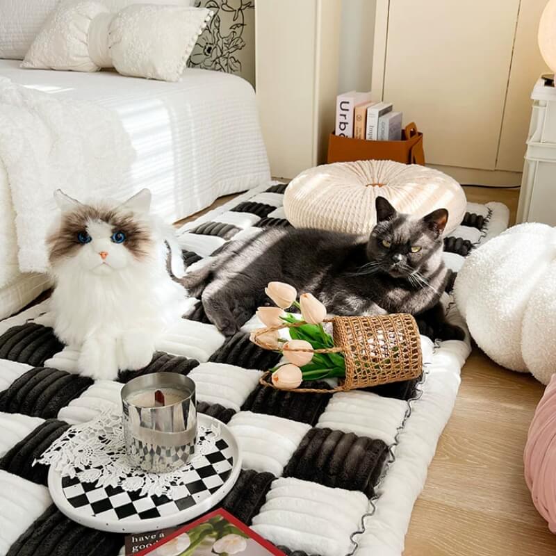 Soft Chenille Pet Blanket – Washable Non-Slip Sofa Protector for Dogs & Cats