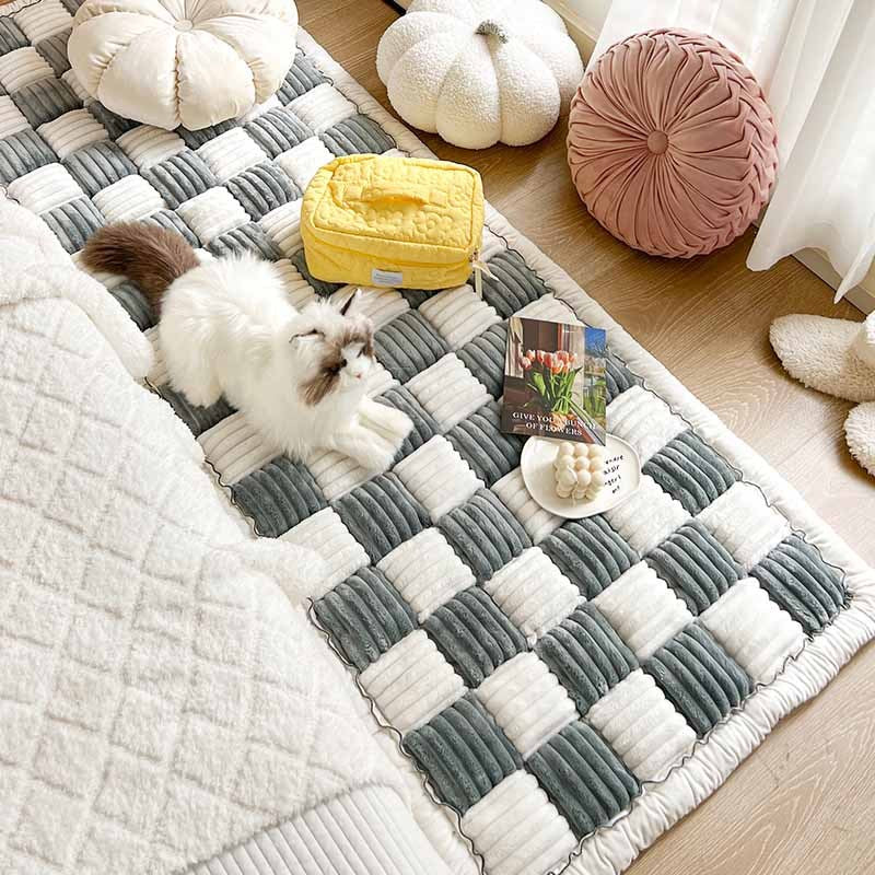 Soft Chenille Pet Blanket – Washable Non-Slip Sofa Protector for Dogs & Cats
