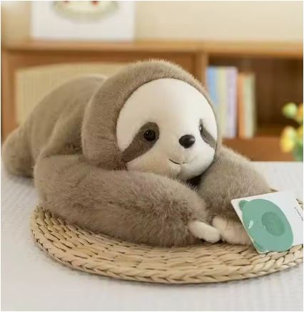 Soft CuddleSphere Pillow – Comfortable Relaxation Companion in Eco-Friendly Artificial Fur, 45 cm