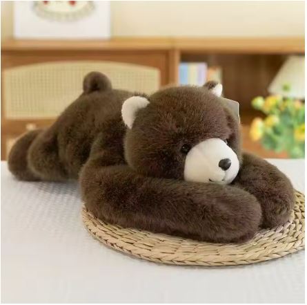 Soft CuddleSphere Pillow – Comfortable Relaxation Companion in Eco-Friendly Artificial Fur, 45 cm