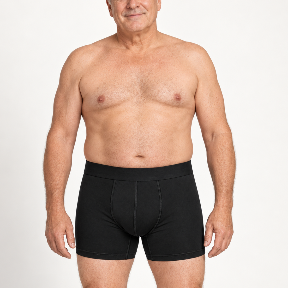 Caleçons boxeurs doux en modal, jambes plus longues, sous-vêtements anti-remontée
