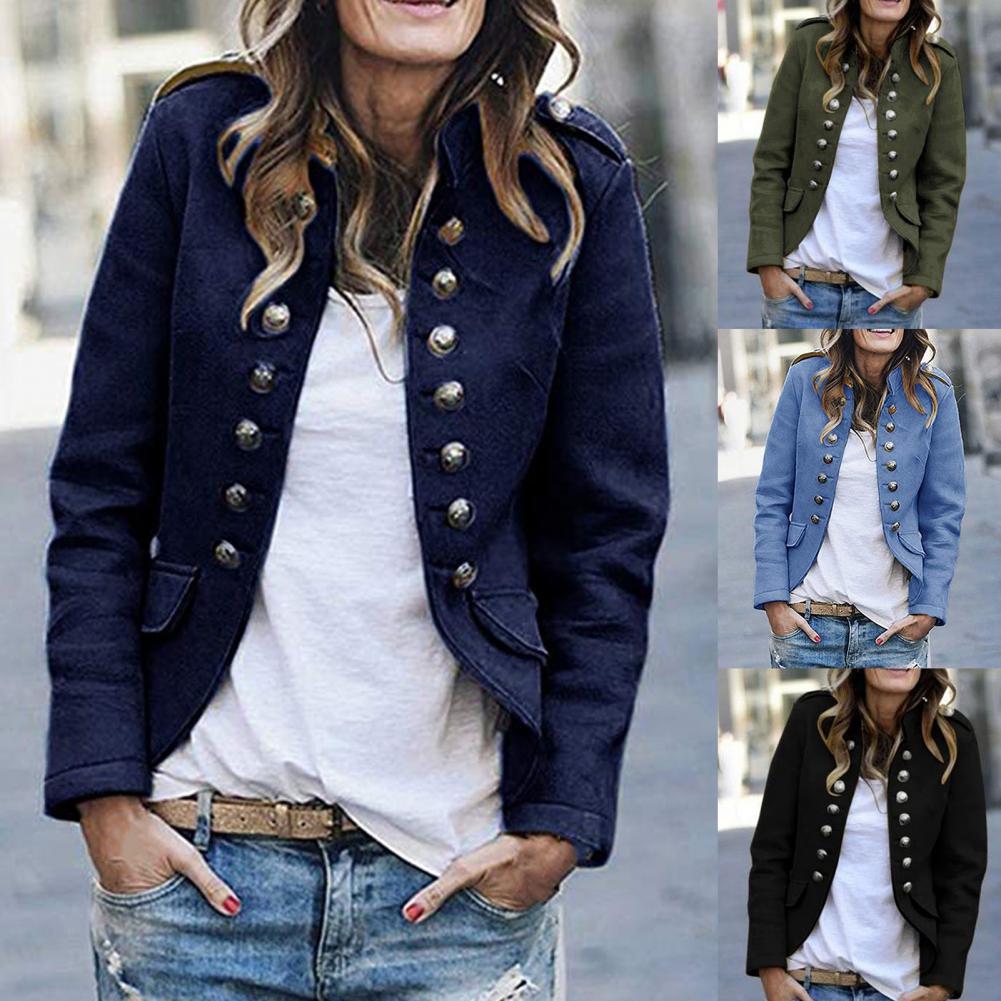 Spada - Women's Blazer with Stand-Up Collar