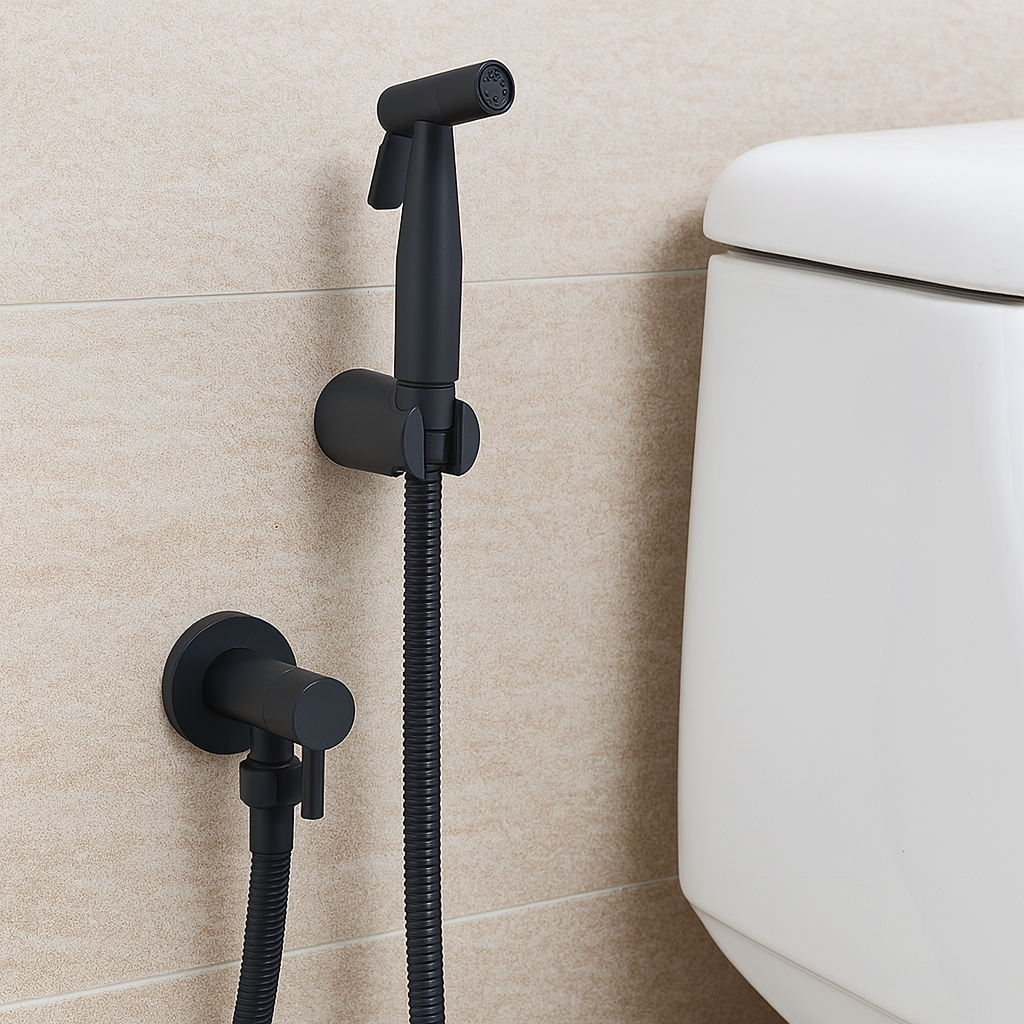 Stainless Steel Handheld Bidet Sprayer – Toilet Bidet Shower with Wall Mount