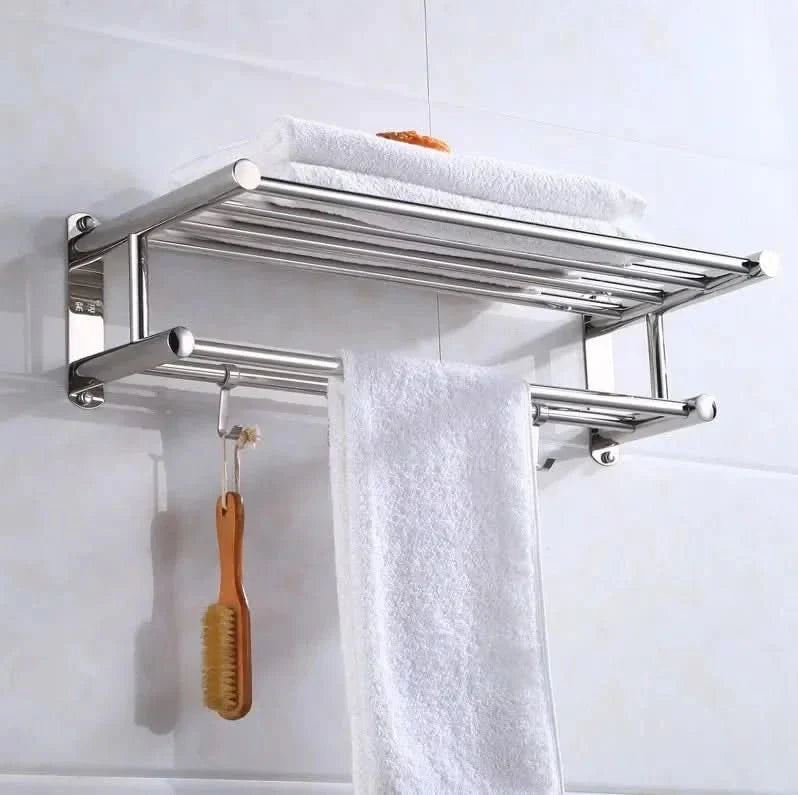 STEELRACK – Stainless Steel Towel Holder Space-Saving & Stylish