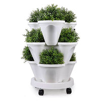 Macetas Apilables para Plantas de Fresa