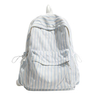 Sac à dos rayé avec poches latérales