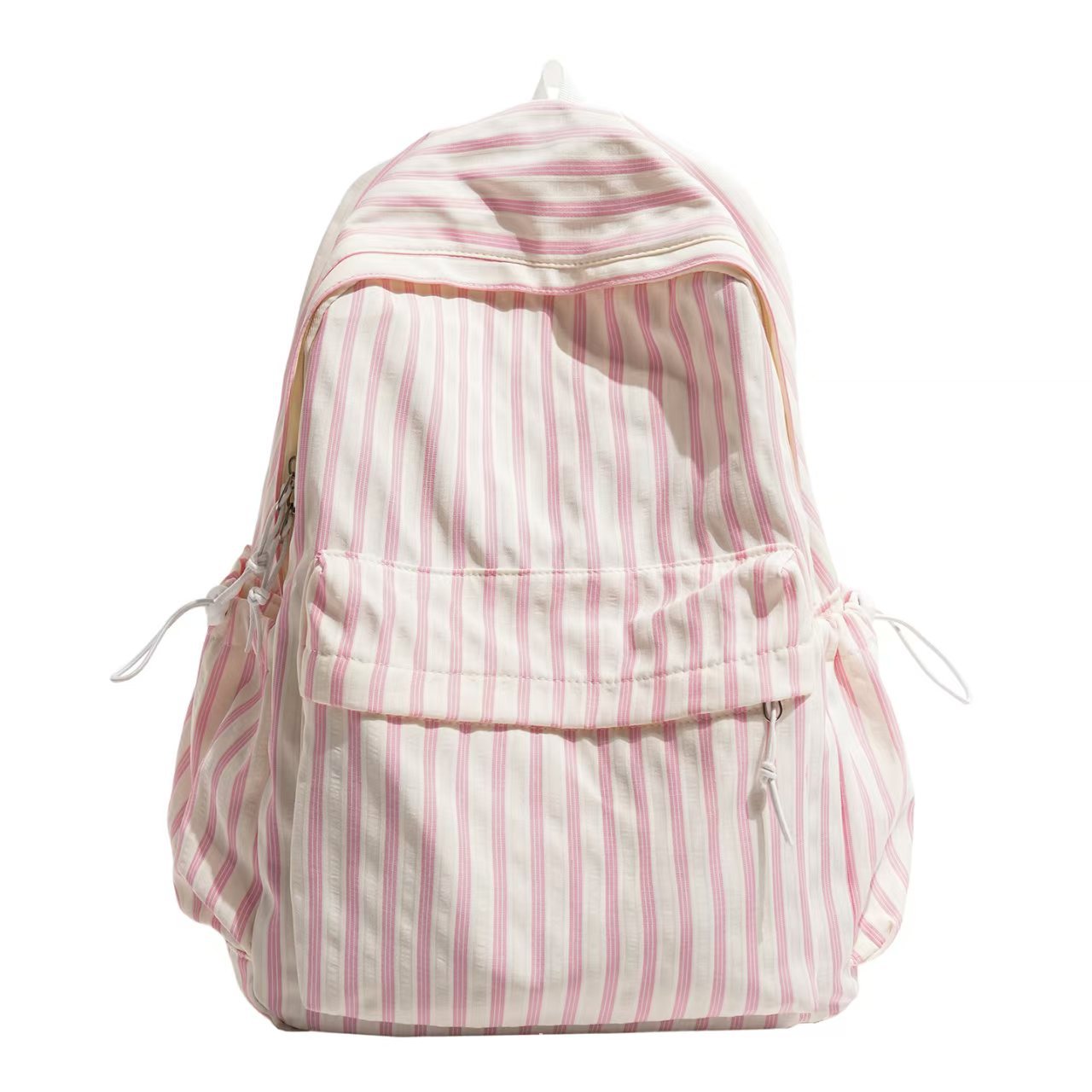 Sac à dos rayé avec poches latérales