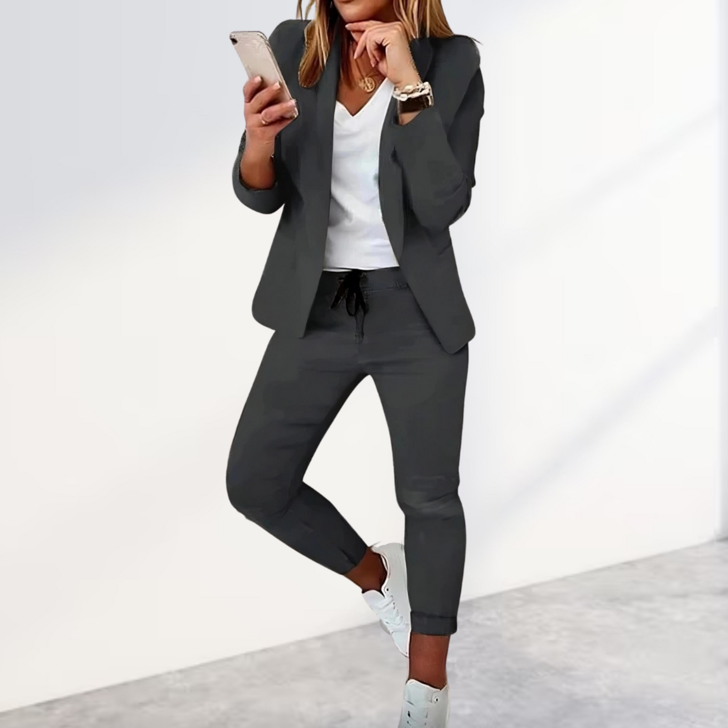 Stylish Blazer and Pants Set