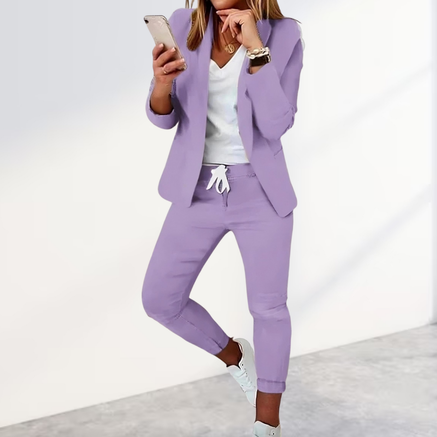Stylish Blazer and Pants Set
