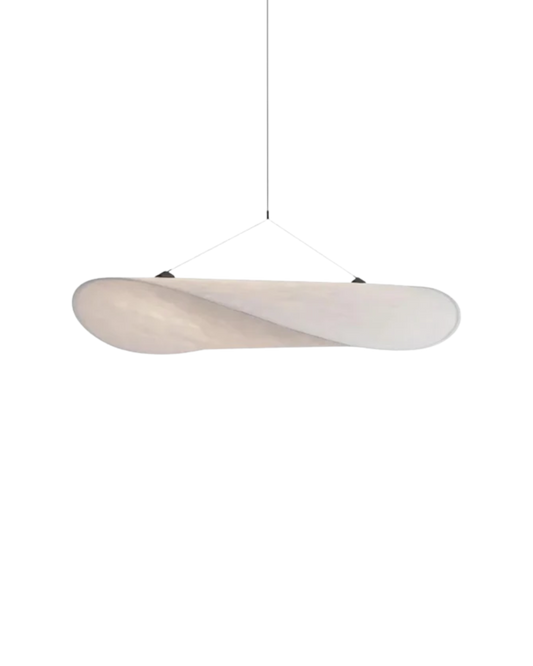 Subtle Japandi Lamp with a Light Eclipse Effect