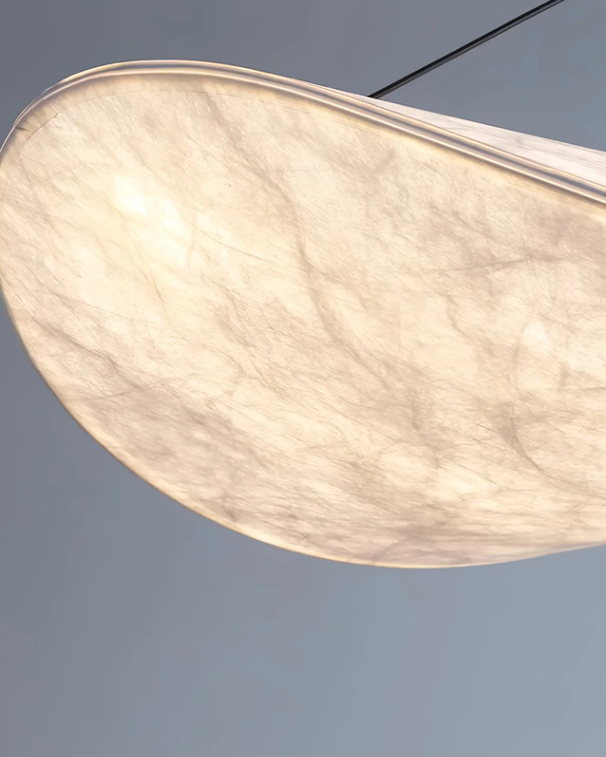 Subtle Japandi Lamp with a Light Eclipse Effect
