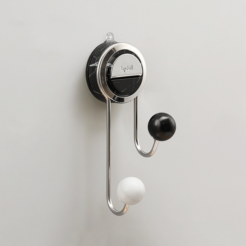 Porte-papier toilette à ventouse avec effet bois - Acier inoxydable sans perçage, installation facile sur les surfaces lisses