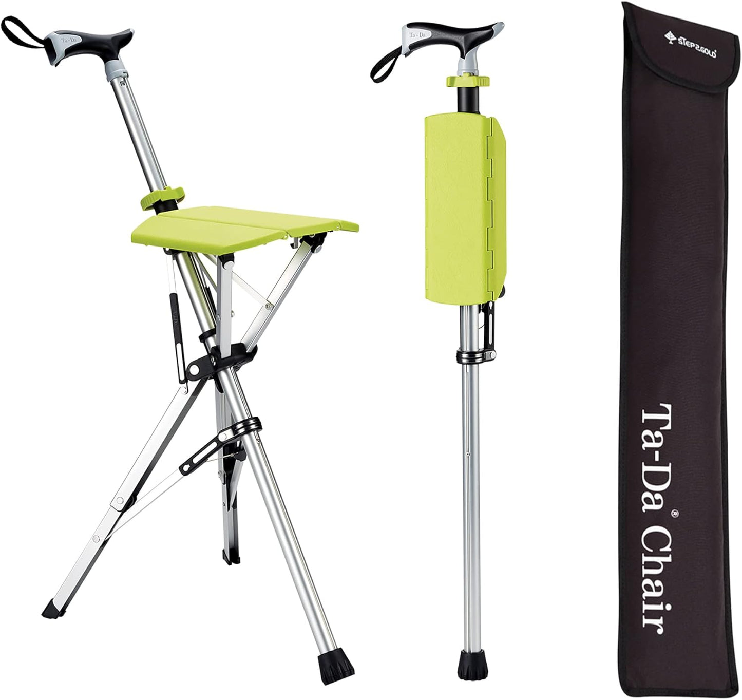 TerraNest Hiking Pole With Built-In Seat for Breaks