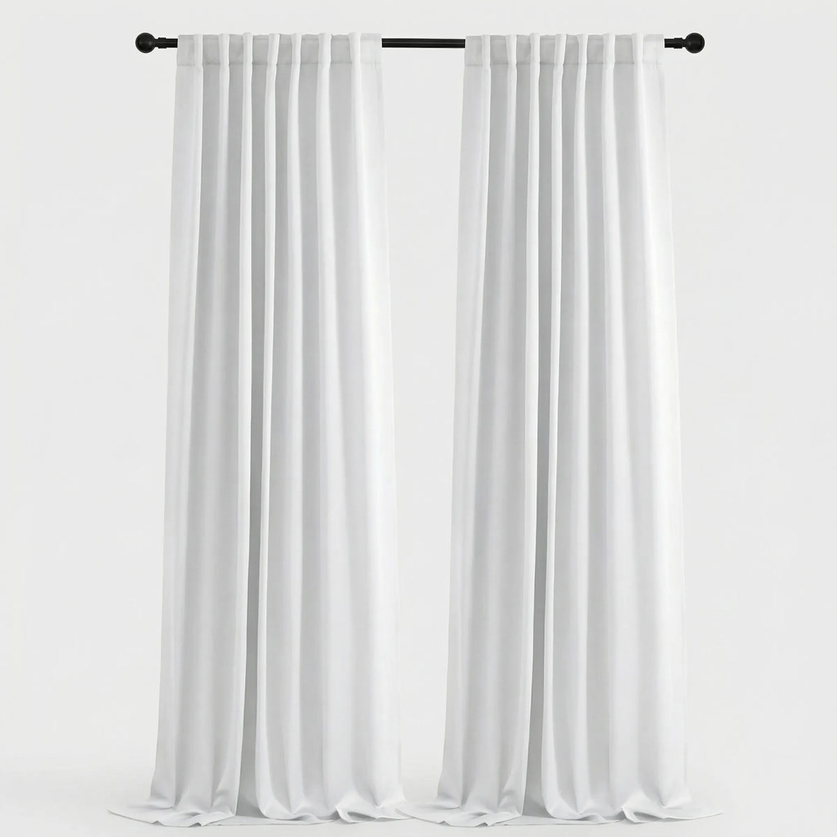Thermal Insulated Rod Pocket Curtain Panels