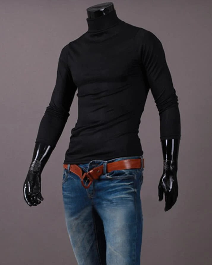 Thermal Shirt with High Neck for Men