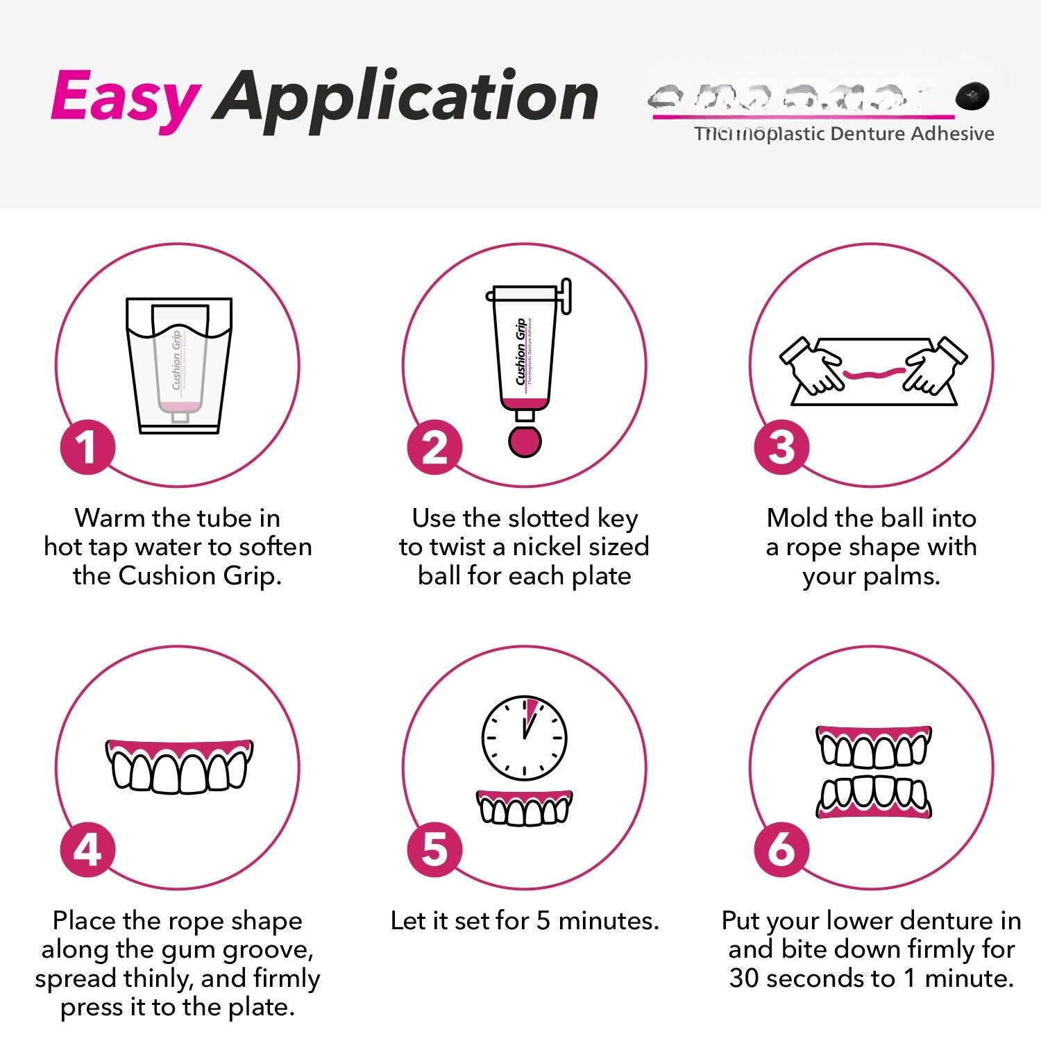 Thermoplastic Denture Adhesive