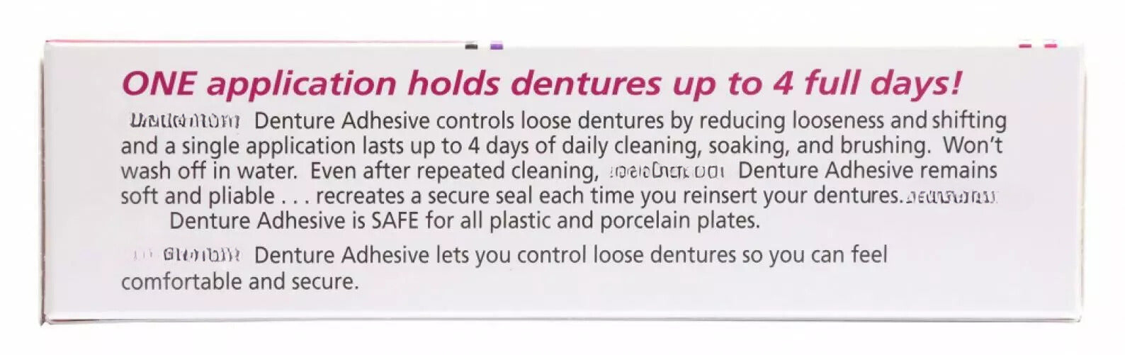 Thermoplastic Denture Adhesive