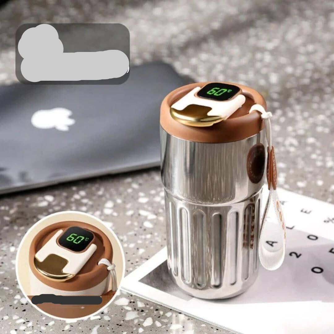 Thermos with a precise temperature display