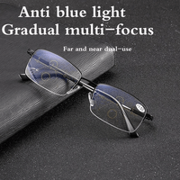 Titanium Progressive Glasses: Distance & Near Vision