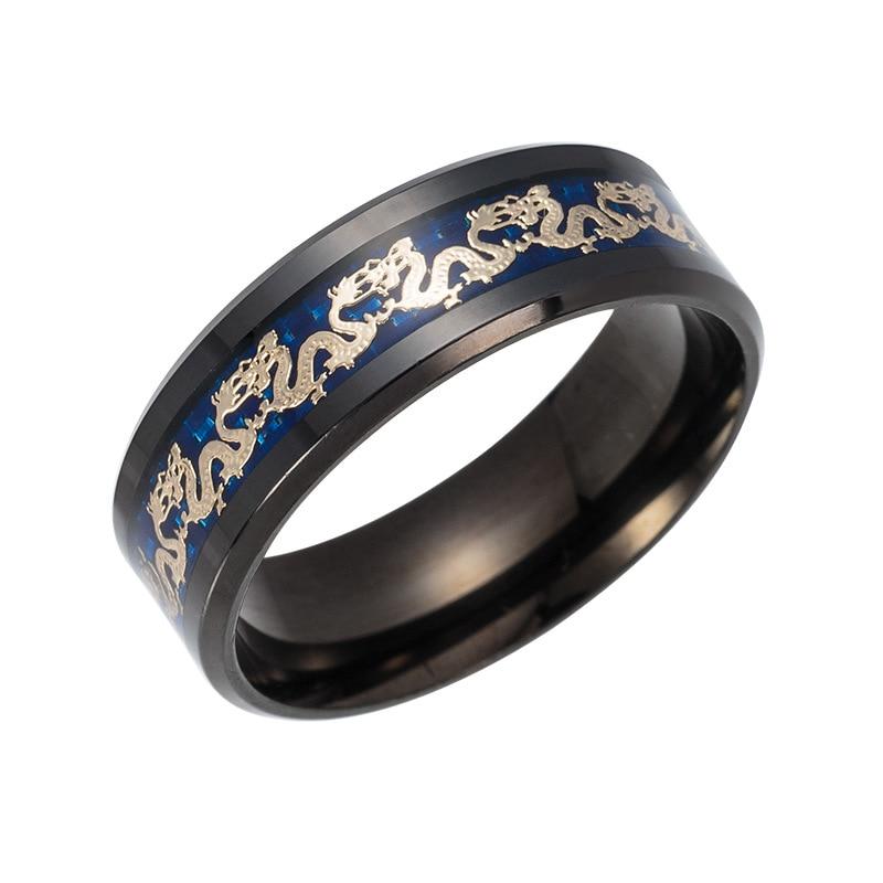 Titanium Steel Dragon Rings