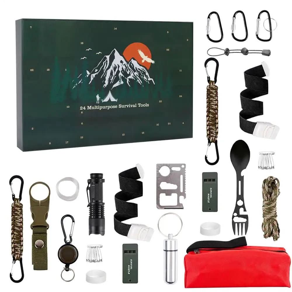 TRAILBOX Advent Calendar 2025 – 24 Outdoor Tools for Men