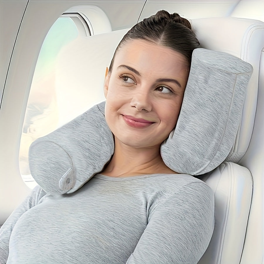 TravelEase Adjustable Travel Pillow – Support and Comfort